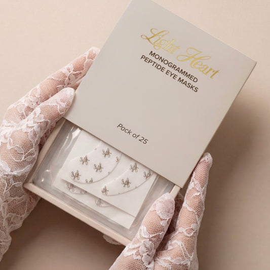 Monogrammed Peptide Eye Masks (25 pack)